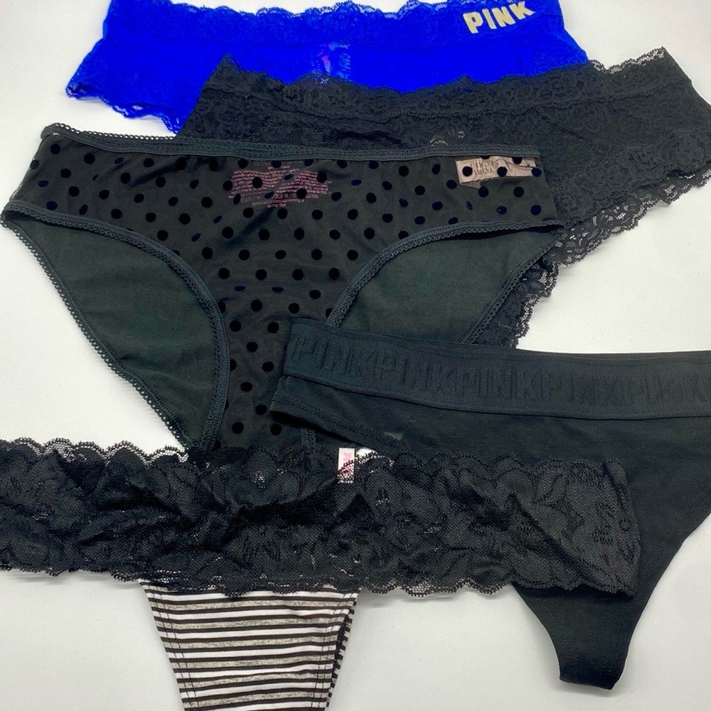 Victoria’s Secret Pink Lot of 5 Panties NWT